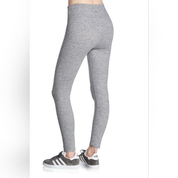 Kyodan grey herringbone zigzag jacquard high waist sporty leggings, M, NWT - Picture 2 of 11